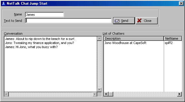 chat jump start screenshot