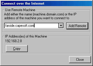 Use Remote JumpStart screenshot