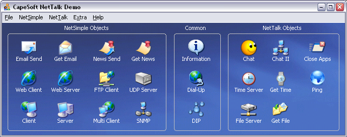 NetTalk Demo Application