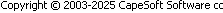 CapeSoft Software copyright